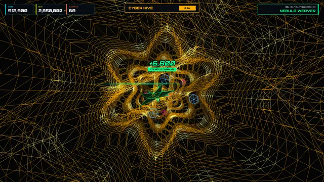 The Nebula Weaver in the amber Cyber Hive sector